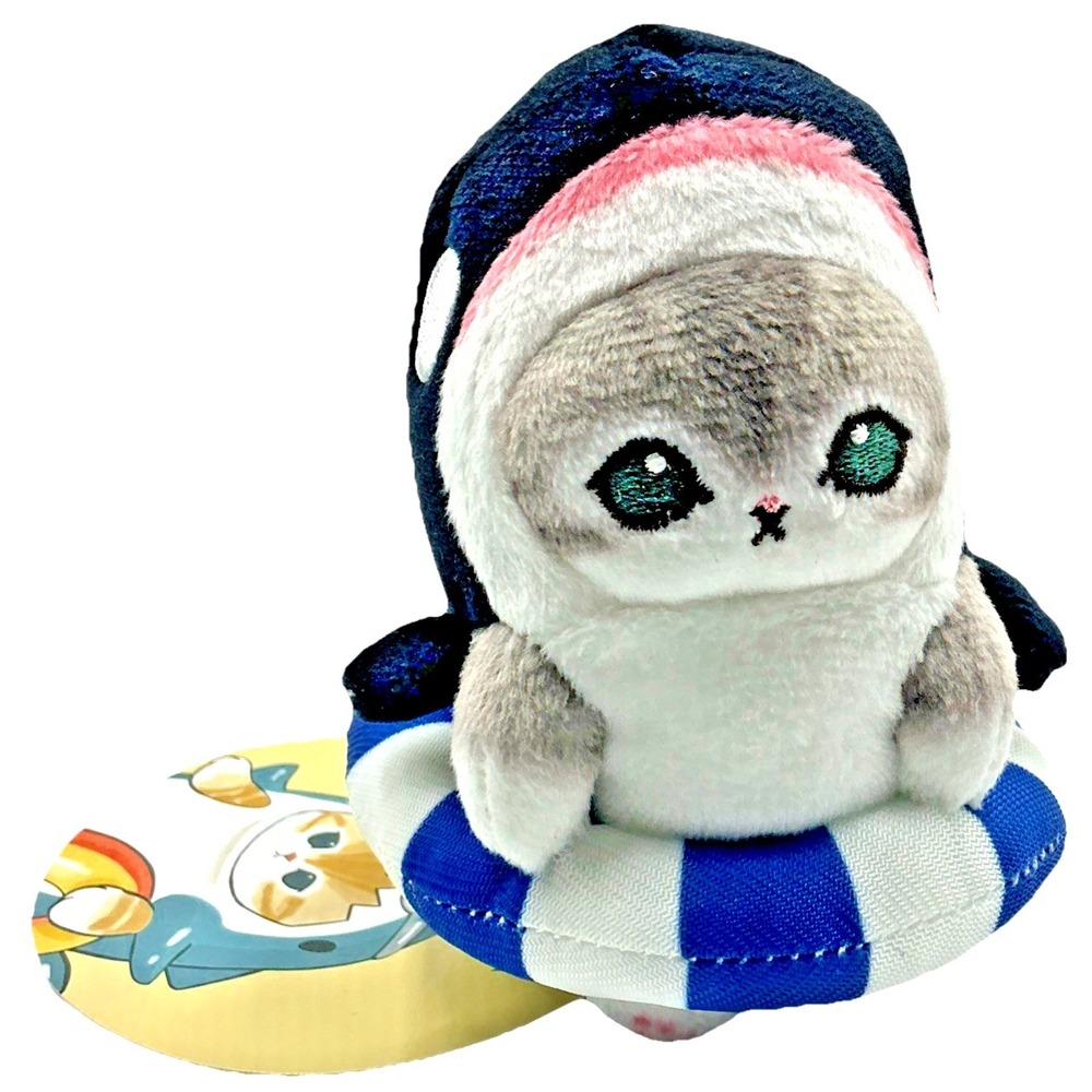 Mofusand Whale Shark Cat Plush 4‎ Inch Mascot NWT